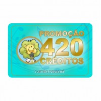 Promoção Cartão Virtual pré-pago 420 créditos Promoção Cartão Virtual pré-pago 420 créditos