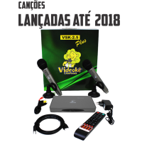 Promoção Aparelho Karaokê Videokê Vsk 2.5 Plus Com 9.897 Canções Promoção Aparelho Karaokê Videokê Vsk 2.5 Plus Com 9.897 Canções